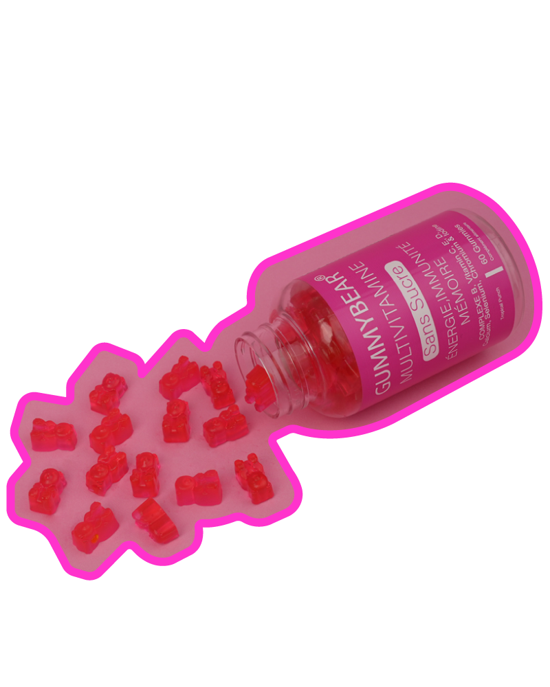 GUMMYBEAR Multivitamine Sans Sucre